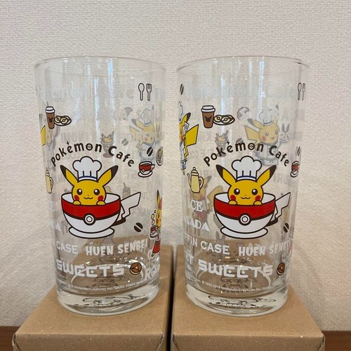 Pokemon cafe pikachu glass - pokemon,